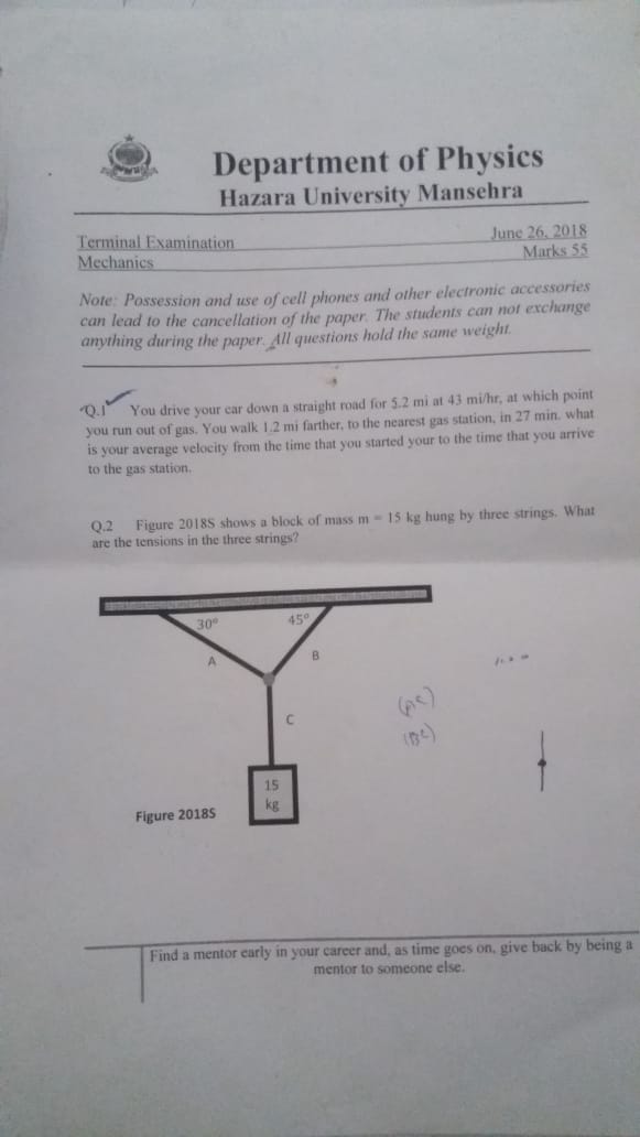 Question image for A Soccer player kicks a ball at an ngle of 36degr